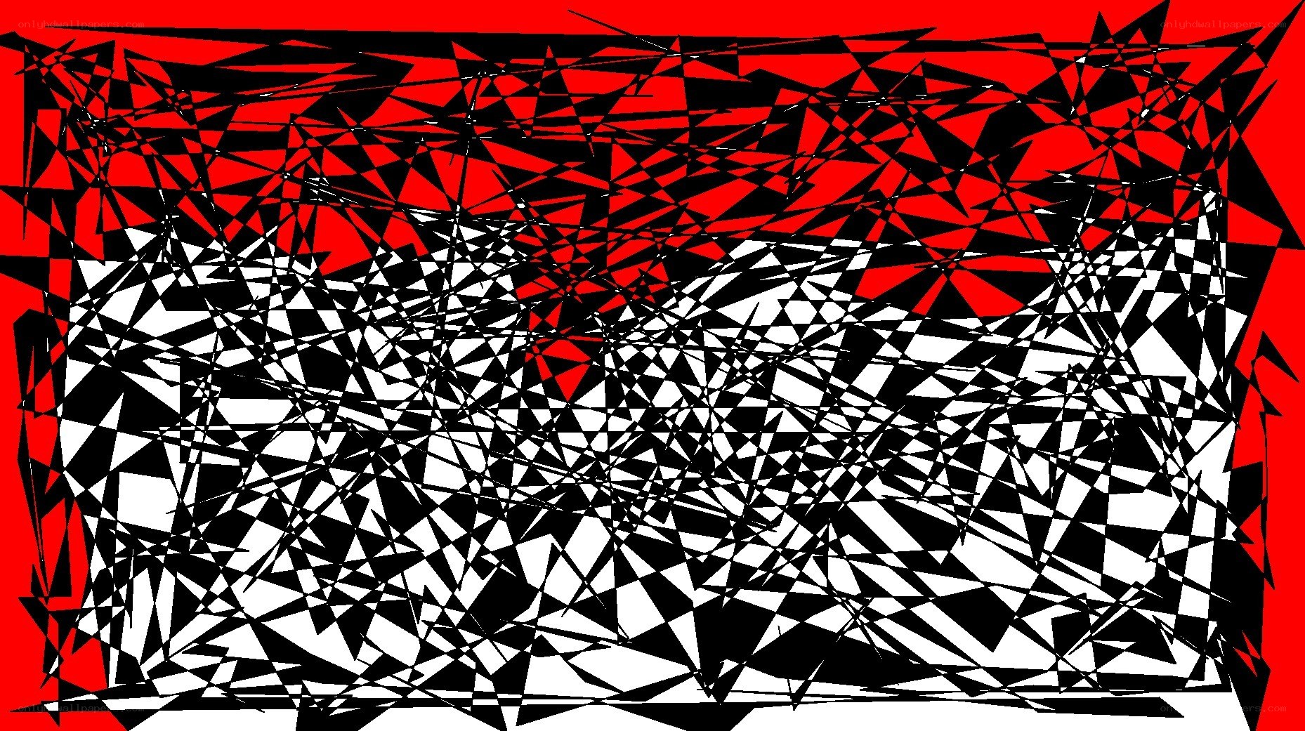 abstract red black and white pattern