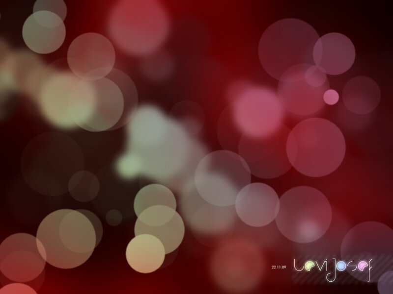 abstract red bokeh background