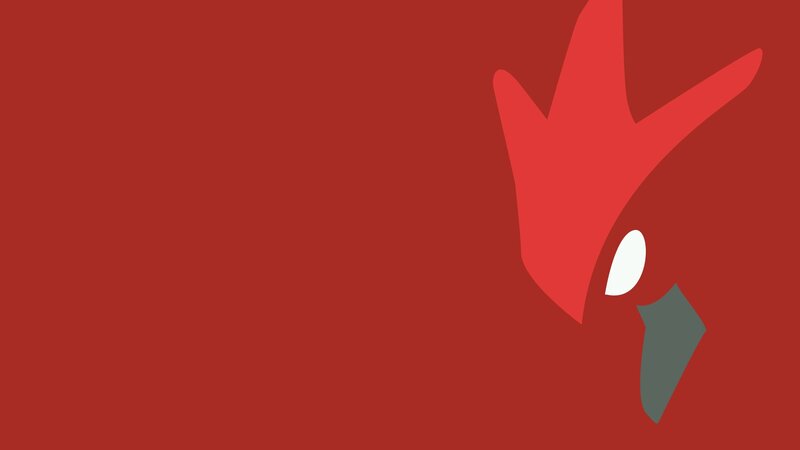 abstract red character design