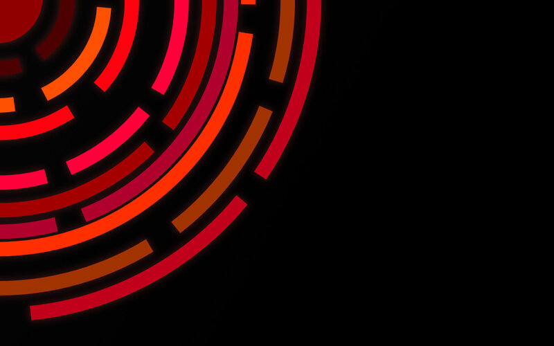Abstract Red Circles — Dynamic, Lines