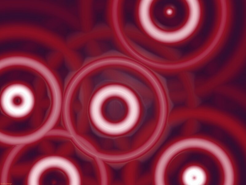 Abstract Red Circles — Hypnotic