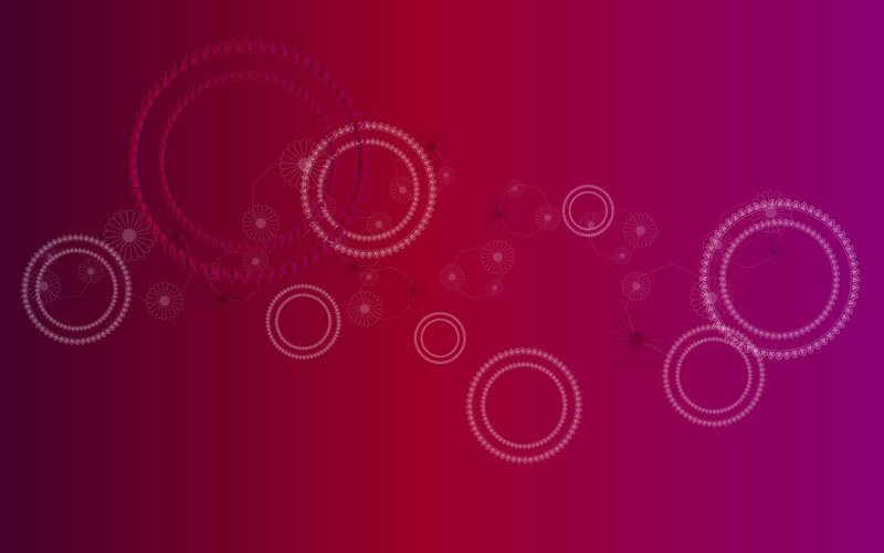 abstract red circular design