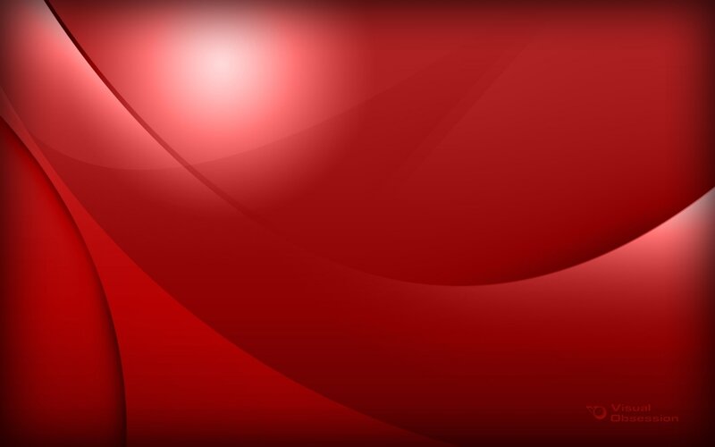 Abstract Red Curves — Calm, Light