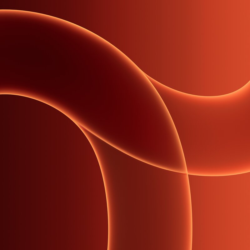 Abstract Red Curves — Calm
