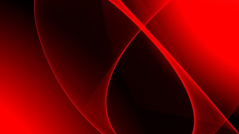 Abstract Red Curves — Dramatic, Light