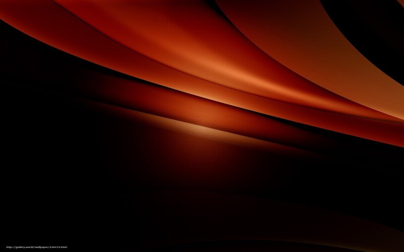 Abstract Red Curves — Dramatic