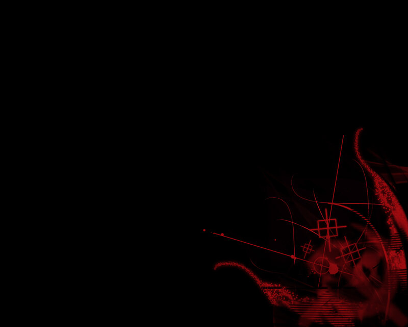 abstract red design on black