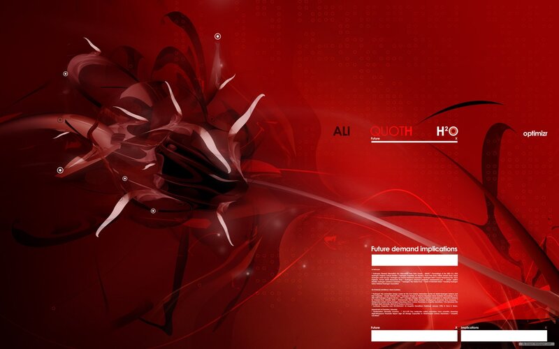 abstract red digital design