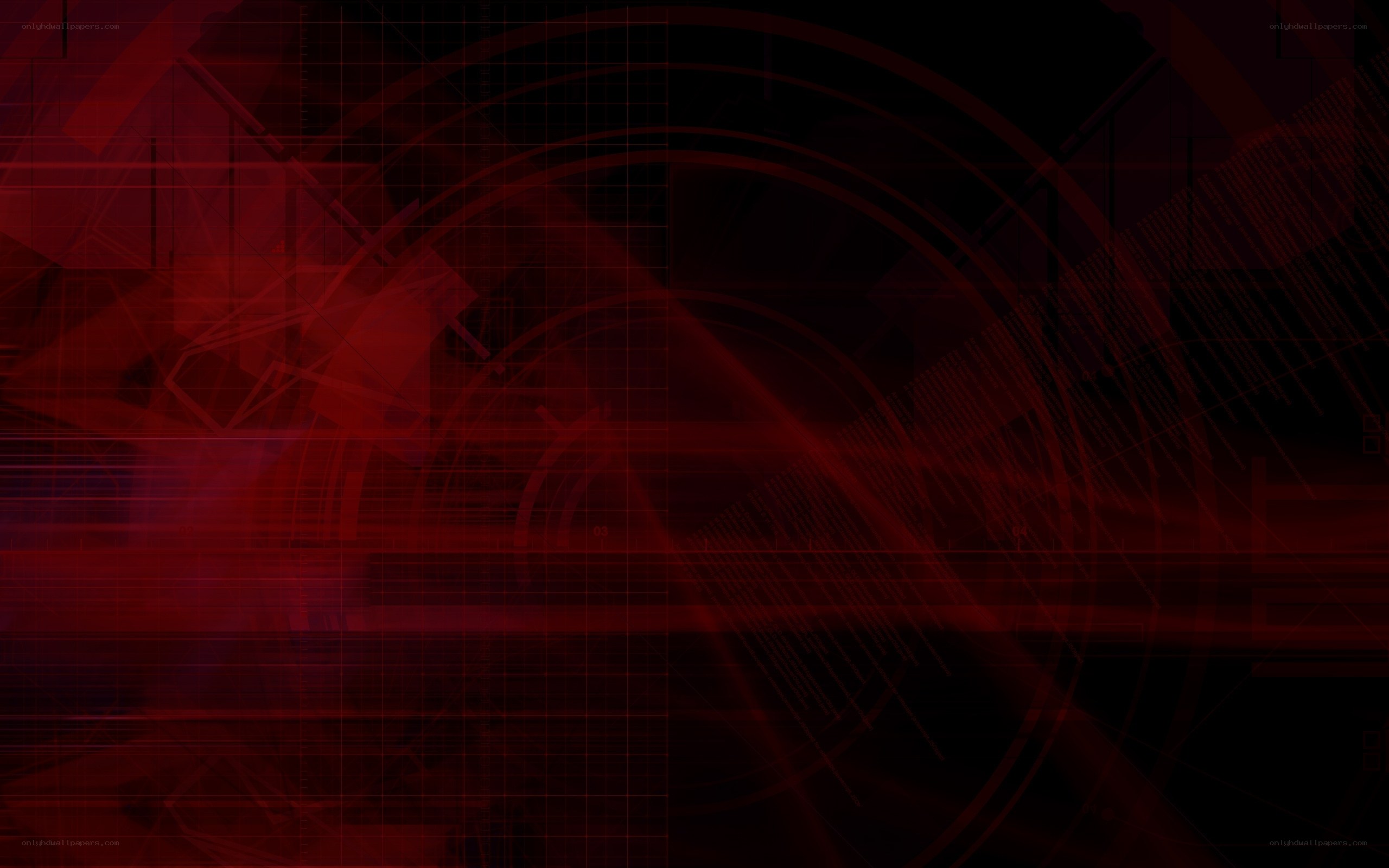 abstract red digital design