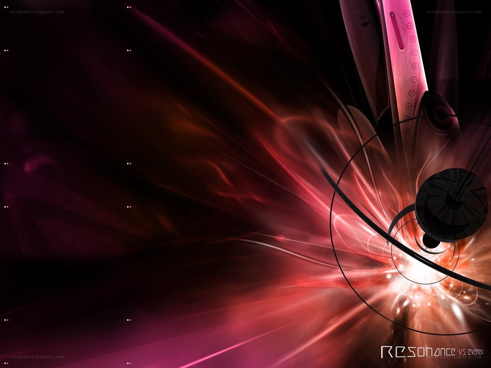 abstract red energy design
