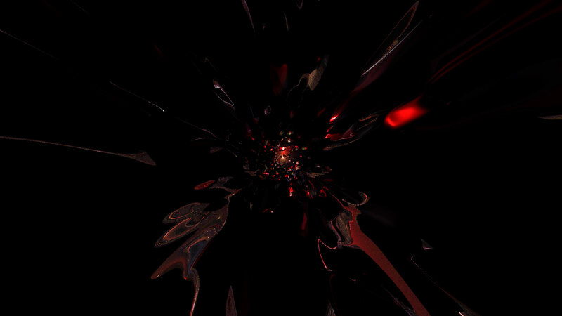 abstract red explosion