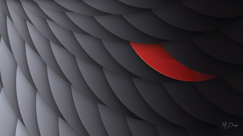 Abstract Red Eye