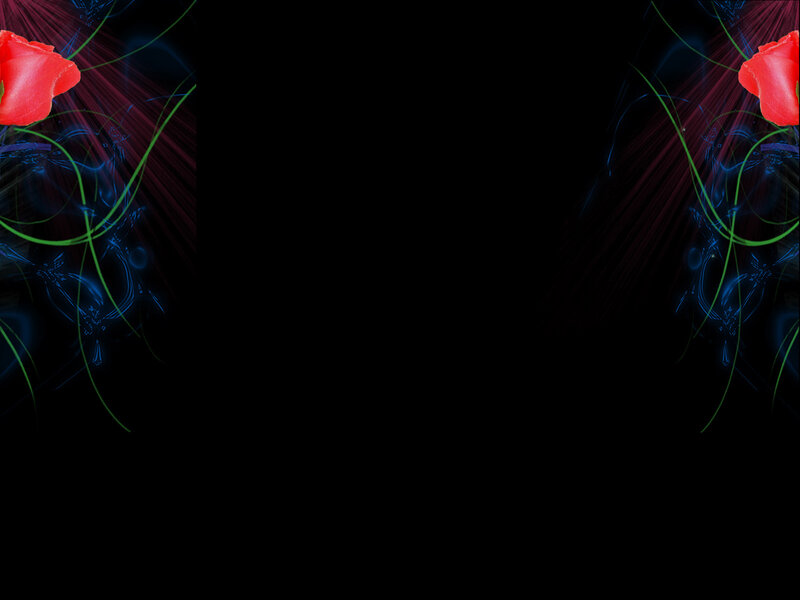 abstract red flower design