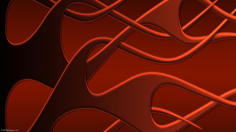 abstract red flowing lines