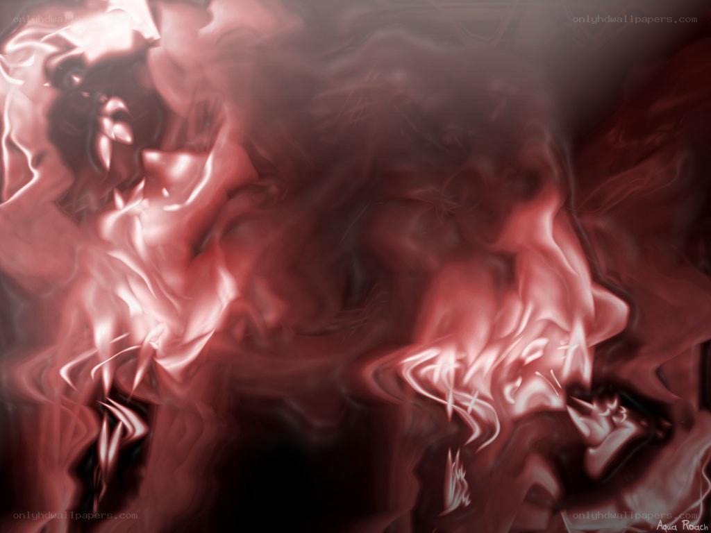 abstract red fluid motion