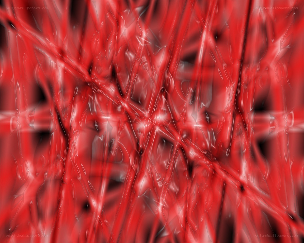 Abstract red fluid pattern