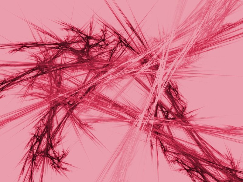 abstract red fractal pattern