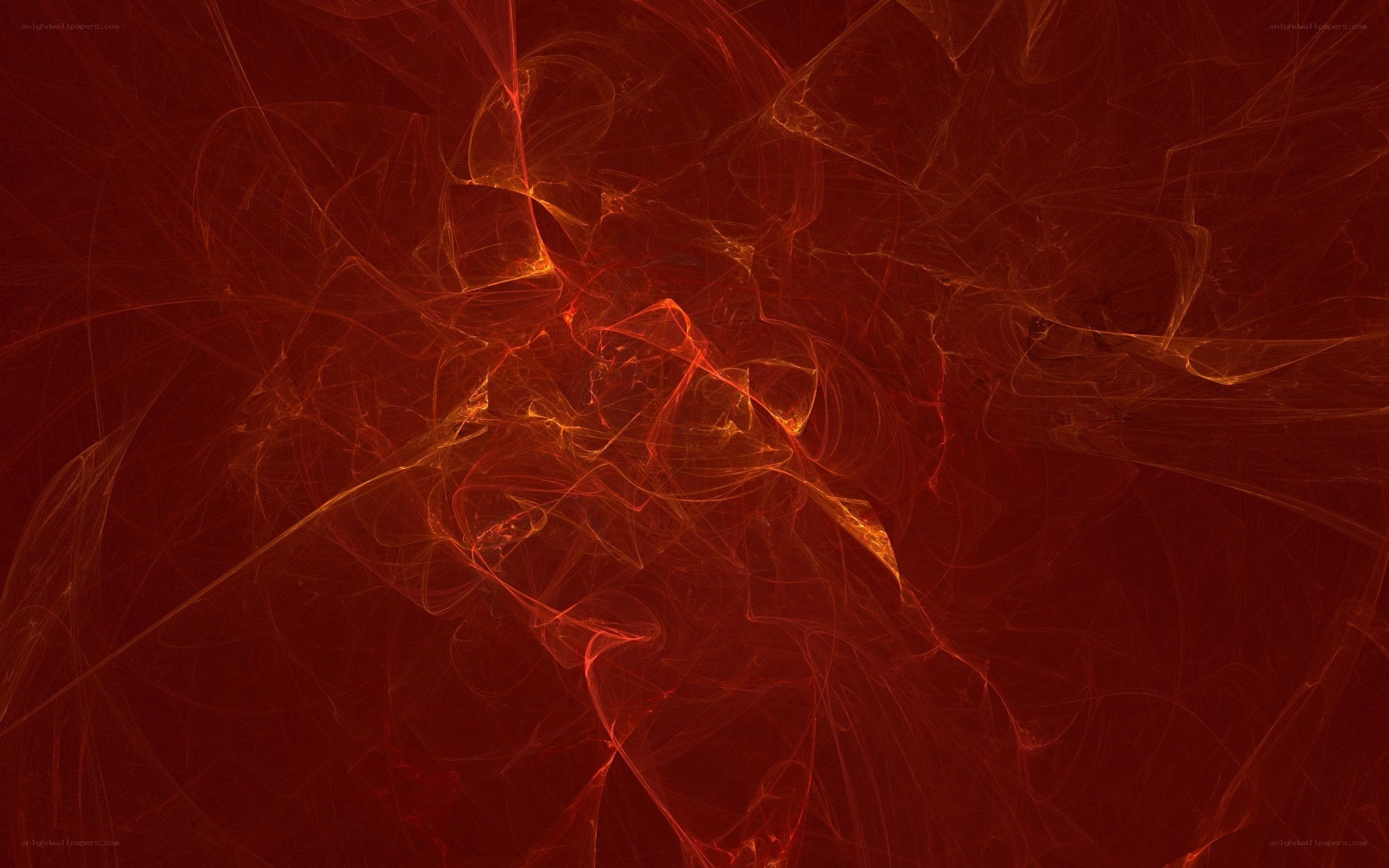abstract red fractal pattern