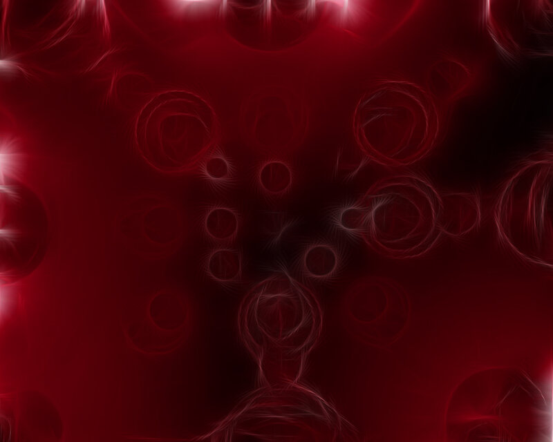 abstract red fractal pattern