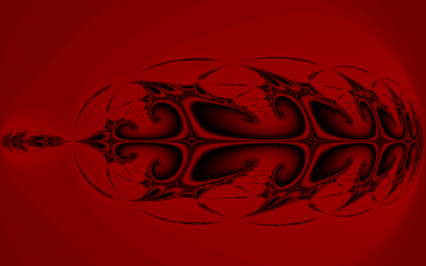 abstract red fractal pattern