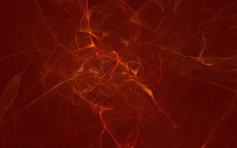 Abstract Red Fractal Pattern — Dynamic