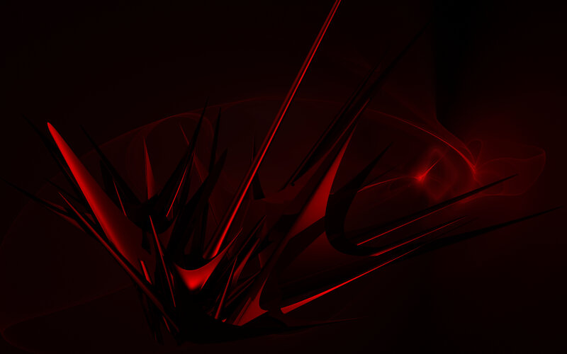Abstract red geometric art