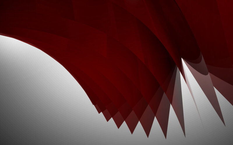 Abstract red geometric design