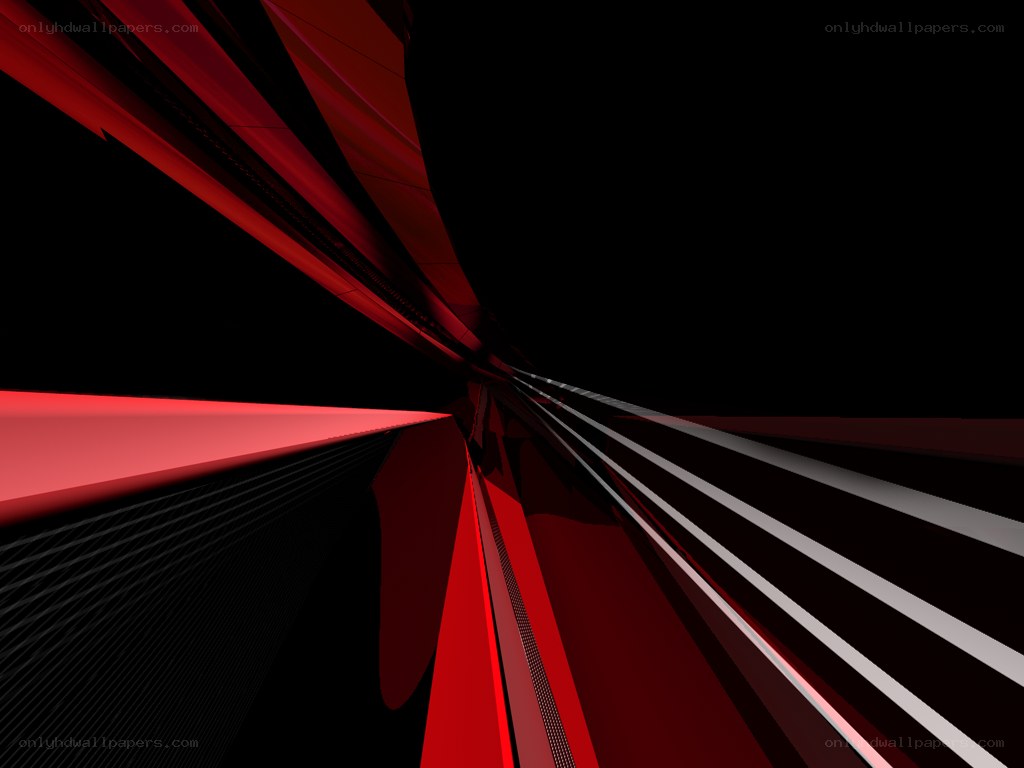 abstract red geometric design