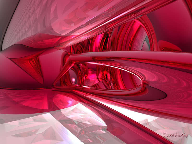 abstract red geometric forms