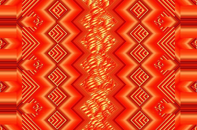 Abstract red geometric pattern