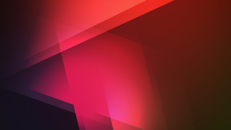 Abstract Red Geometric Shapes — Dramatic