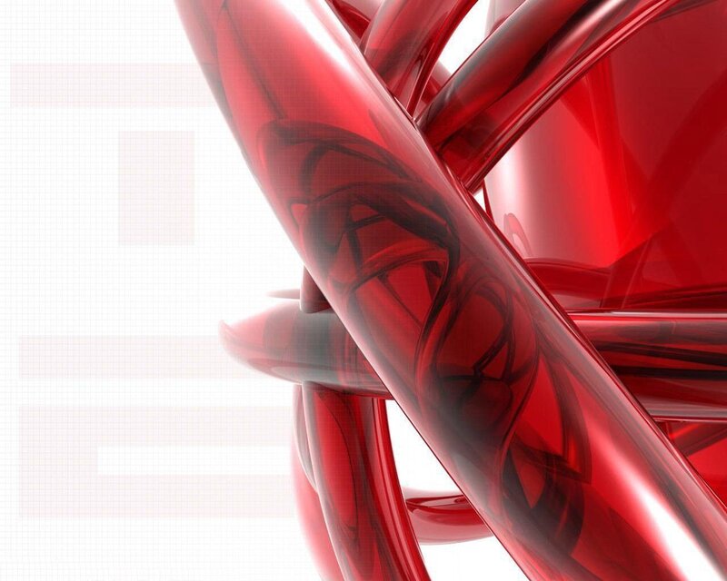 abstract red glass sculpture