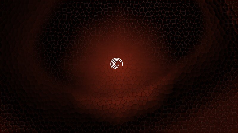 abstract red honeycomb pattern
