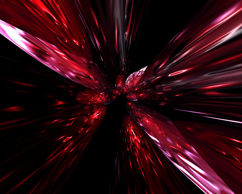 Abstract red light burst