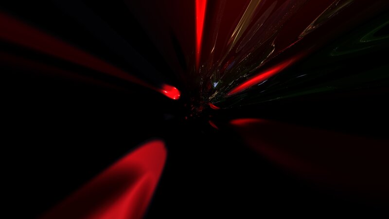 Abstract Red Light Burst — Dramatic