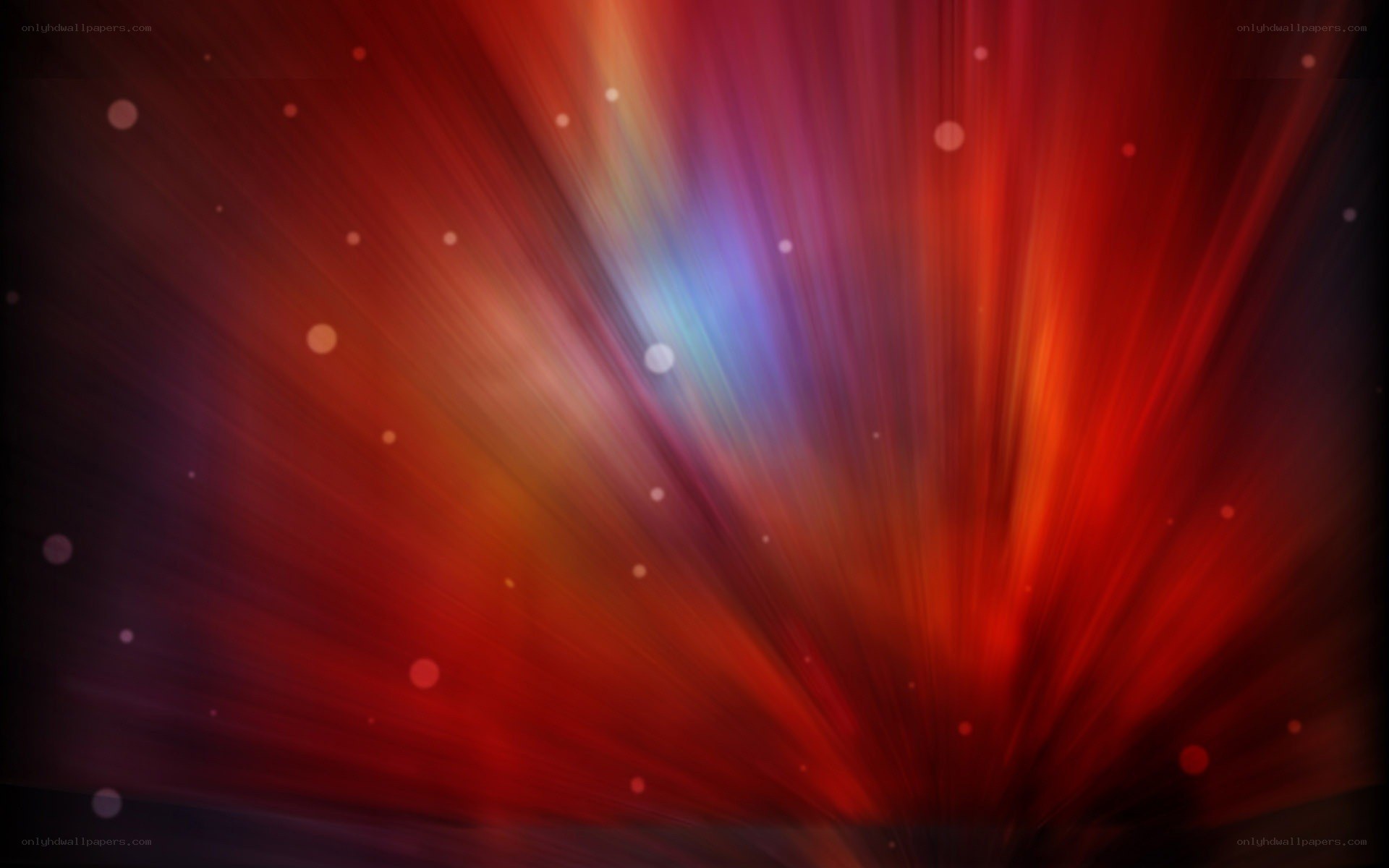 abstract red light burst