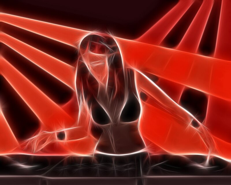 abstract red light design