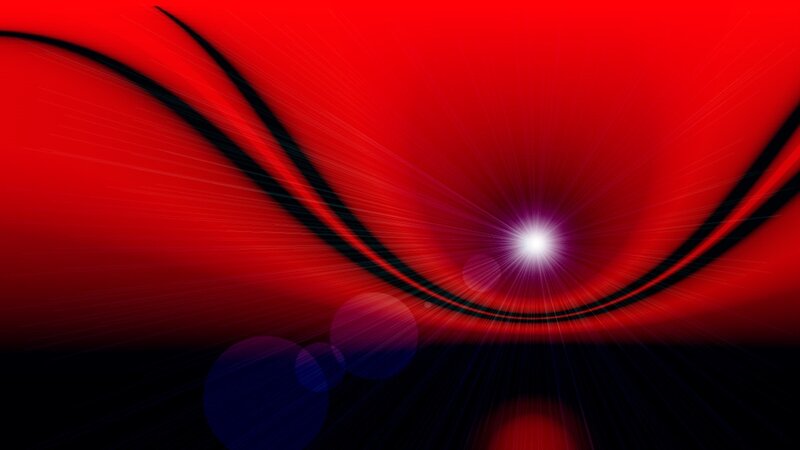 Abstract Red Light Design — Dramatic