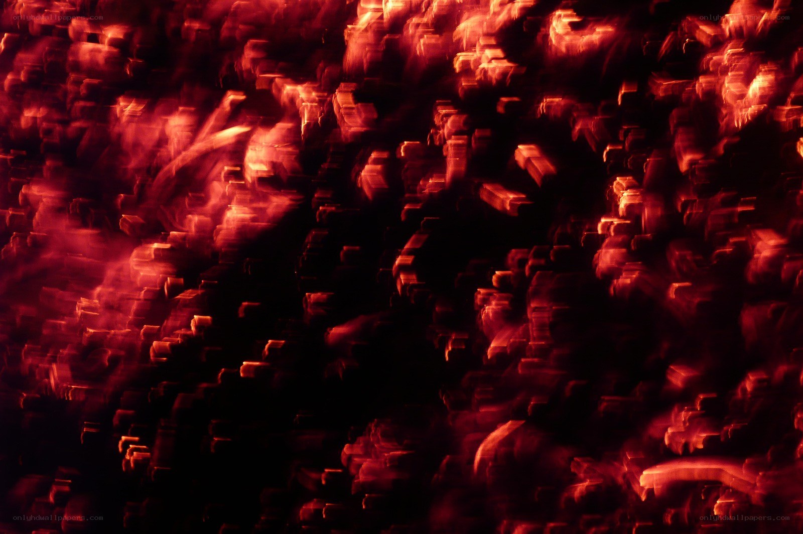 abstract red light patterns