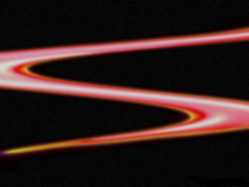 abstract red light streaks