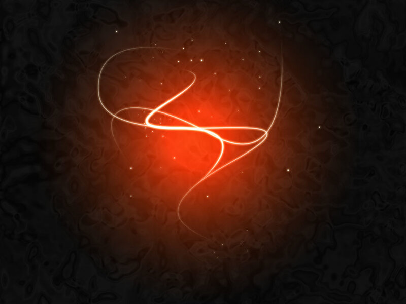Abstract red light swirl