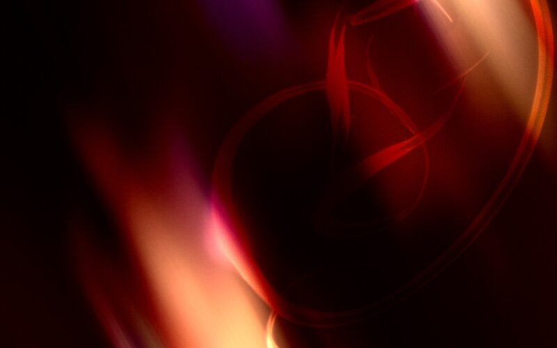 Abstract Red Light Swirls — Dramatic