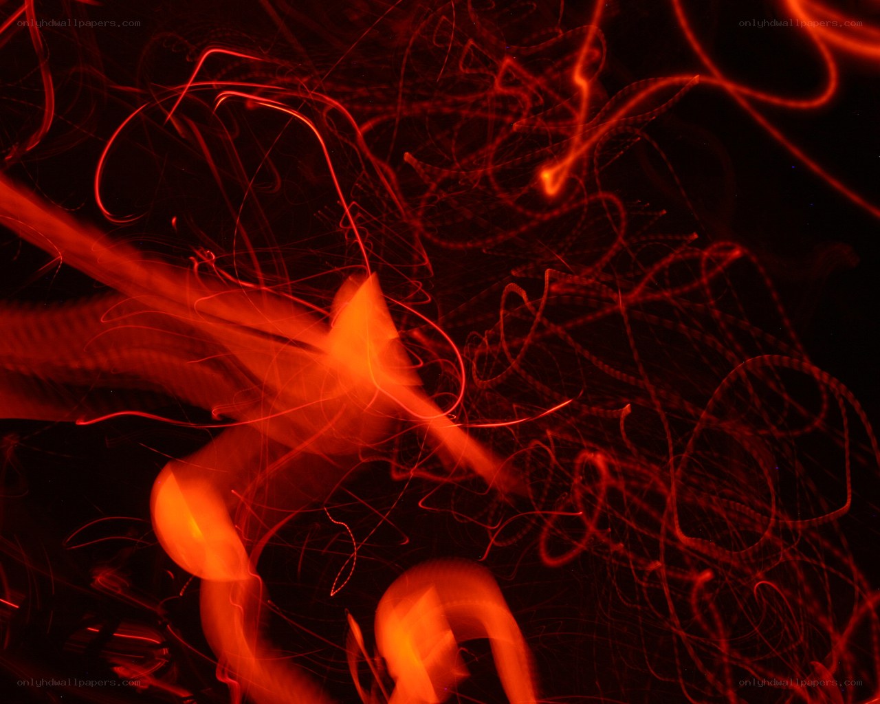 Abstract red light trails
