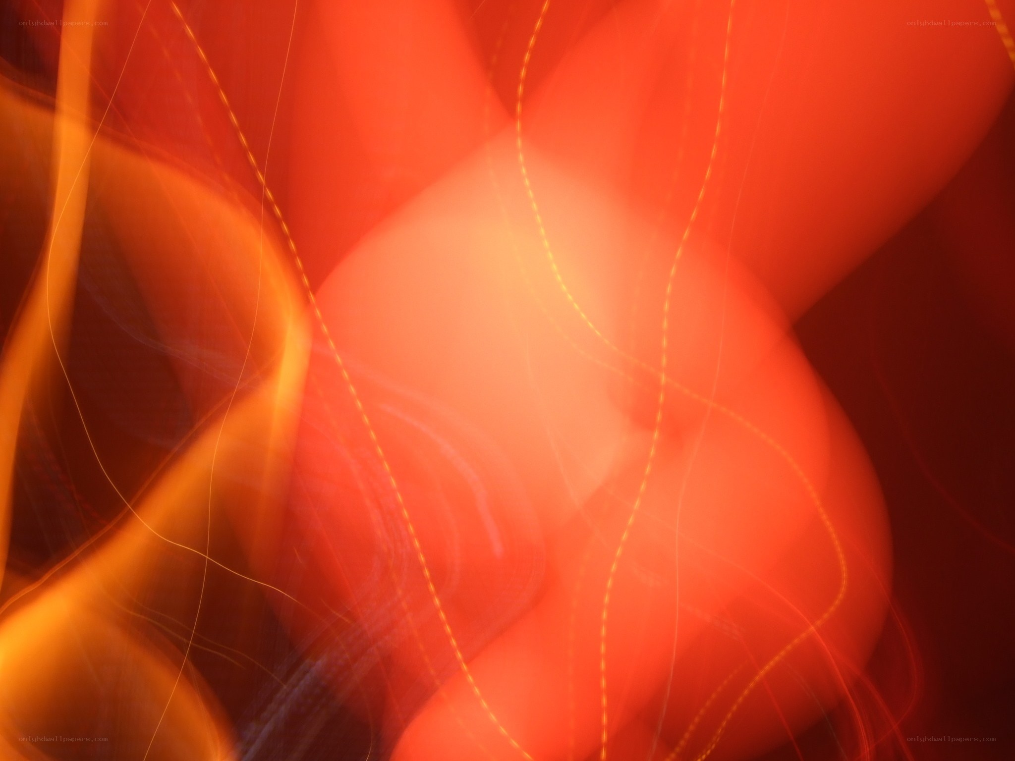 Abstract red light trails