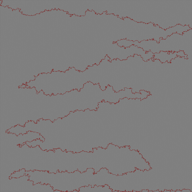 abstract red line patterns