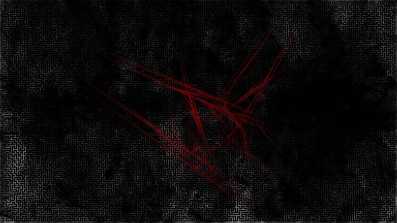 abstract red lines on dark maze