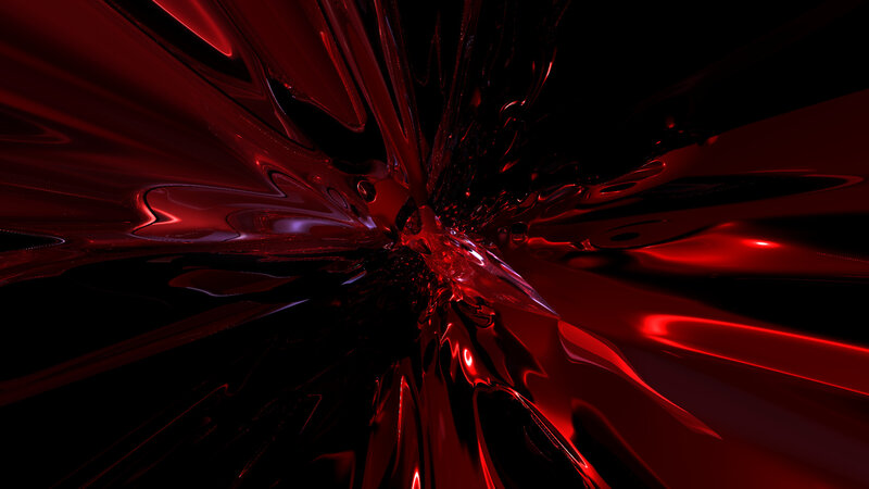 abstract red liquid explosion