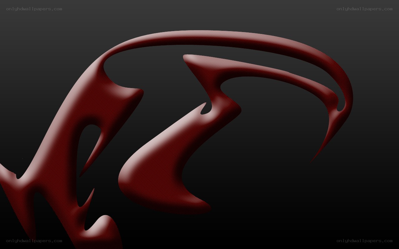 abstract red logo design
