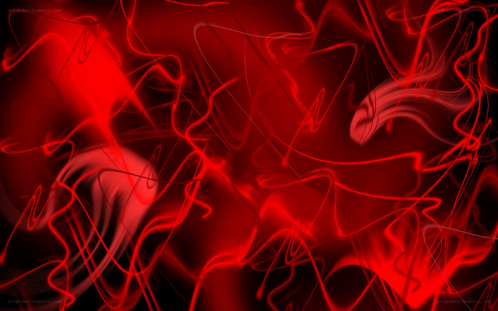 Abstract red motion lines