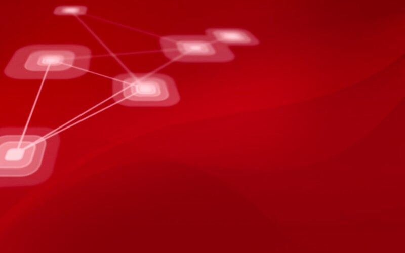 abstract red network design